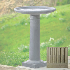 Campania Classic Column Birdbath