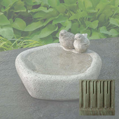Campania Woodland Birds Birdbath