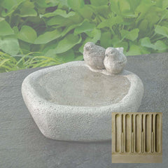 Campania Woodland Birds Birdbath