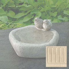 Campania Woodland Birds Birdbath