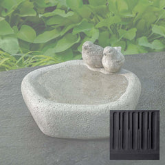 Campania Woodland Birds Birdbath