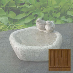 Campania Woodland Birds Birdbath