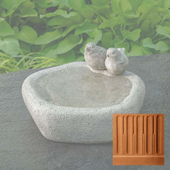 Campania Woodland Birds Birdbath