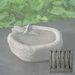 Campania Woodland Dragonfly Birdbath