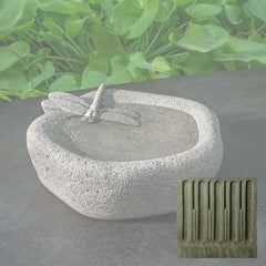 Campania Woodland Dragonfly Birdbath