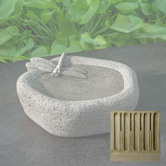 Campania Woodland Dragonfly Birdbath