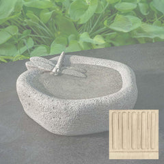 Campania Woodland Dragonfly Birdbath