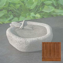 Campania Woodland Dragonfly Birdbath