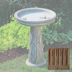Campania Dragonfly Birdbath