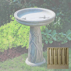Campania Dragonfly Birdbath