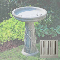 Campania Dragonfly Birdbath