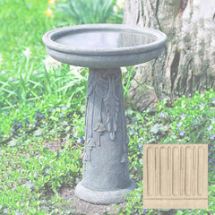 Campania Flores Birdbath