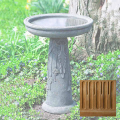 Campania Flores Birdbath