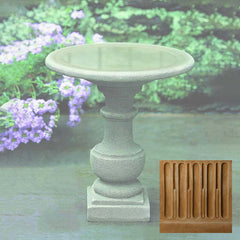 Campania Siena Birdbath