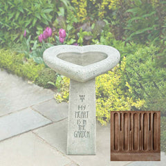 Campania My Heart is in the Garden Birdbath