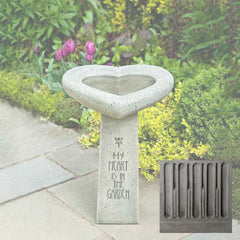 Campania My Heart is in the Garden Birdbath