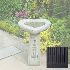 Campania My Heart is in the Garden Birdbath
