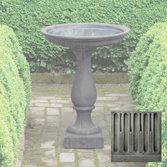 Campania Williamsburg Candlestand Birdbath