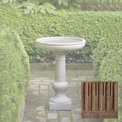 Campania Williamsburg Tea Table Birdbath