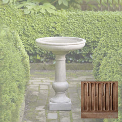 Campania Williamsburg Tea Table Birdbath
