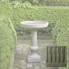 Campania Williamsburg Tea Table Birdbath