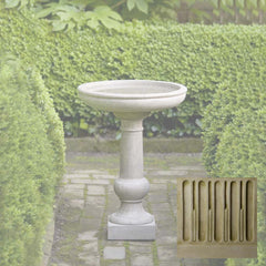 Campania Williamsburg Tea Table Birdbath