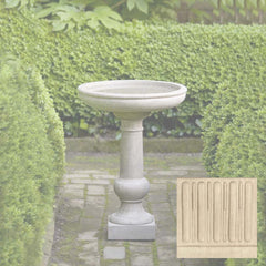 Campania Williamsburg Tea Table Birdbath