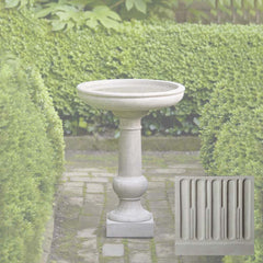 Campania Williamsburg Tea Table Birdbath