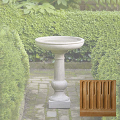 Campania Williamsburg Tea Table Birdbath