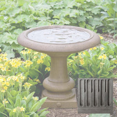 Campania Williamsburg Summer House Birdbath