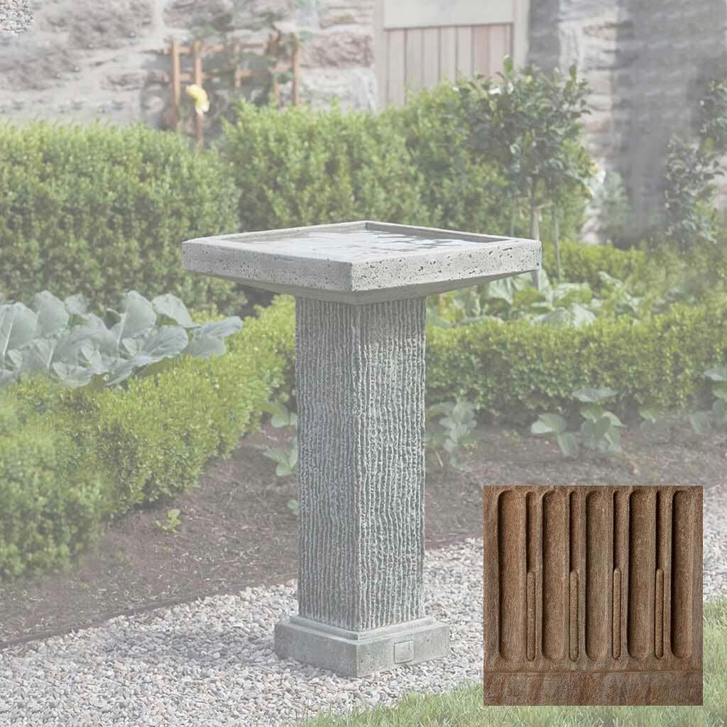 Campania Reef Point Birdbath