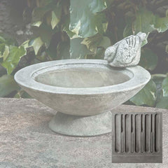 Campania Songbird's Rest Birdbath