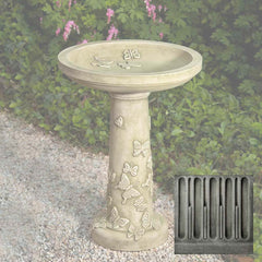 Campania Butterflies Are Free Birdbath