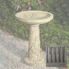 Campania Butterflies Are Free Birdbath