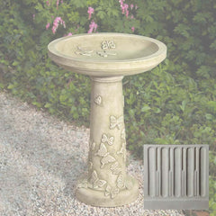Campania Butterflies Are Free Birdbath