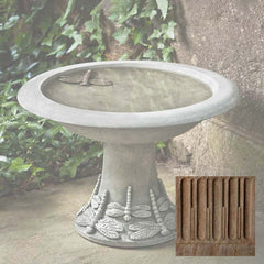 Campania Dragonfly Birdbath - Small