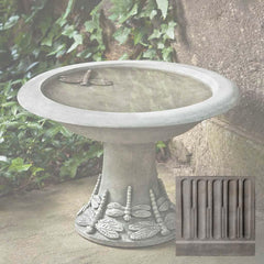 Campania Dragonfly Birdbath - Small