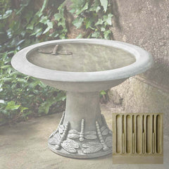 Campania Dragonfly Birdbath - Small