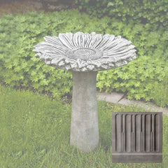 Campania Sunflower Birdbath