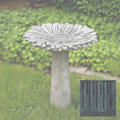 Campania Sunflower Birdbath