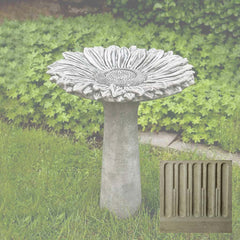 Campania Sunflower Birdbath