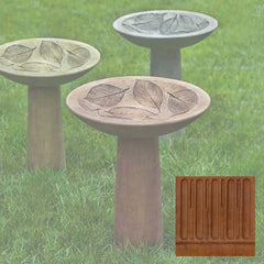 Campania Hydrangea Leaf Birdbath