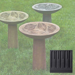 Campania Hydrangea Leaf Birdbath