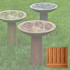 Campania Hydrangea Leaf Birdbath