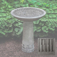 Campania Cirrus Birdbath