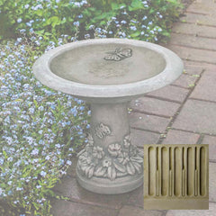 Campania Spring Meadow Birdbath