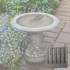 Campania Spring Meadow Birdbath