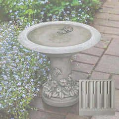 Campania Spring Meadow Birdbath