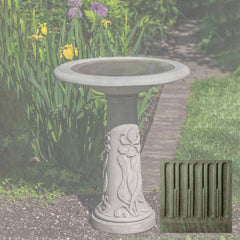 Campania Iris Birdbath