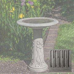 Campania Iris Birdbath
